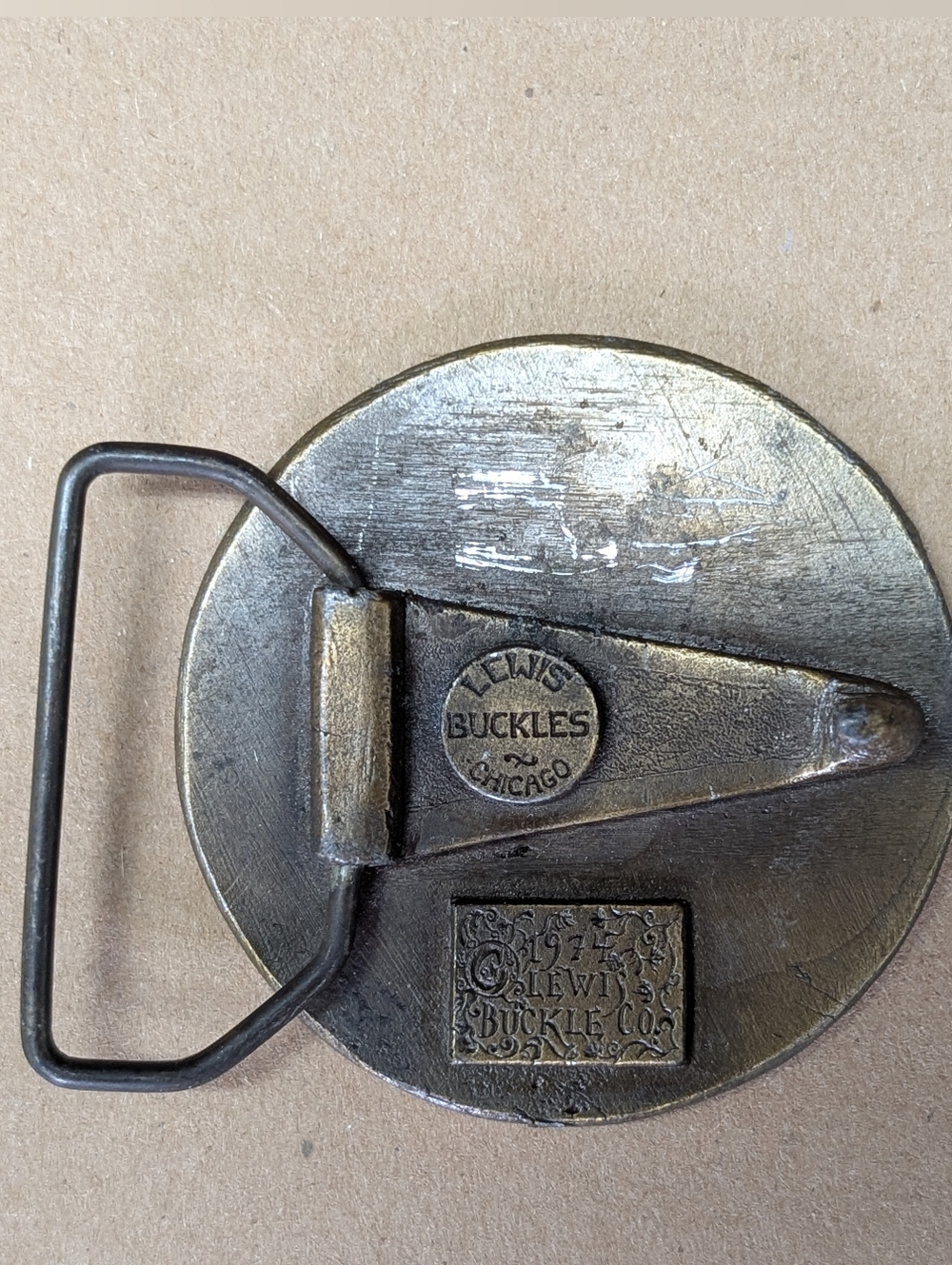 Vintage North Carolina Lighthouse Bronze Belt Buckle - Picture 2 of 5